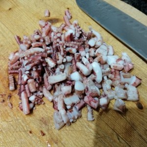 Totano imbottito alle melanzane su crema di burrata pugliese