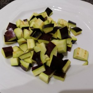 Totano imbottito alle melanzane su crema di burrata pugliese