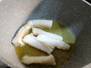 Elicoidali al ragu giallo di baccala