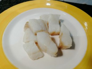 Elicoidali al ragu giallo di baccala