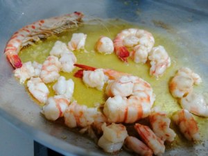 Scialatielli con pesto alla trapanese e mazzancolle