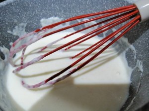 Flan di friarielli con crema di baccala