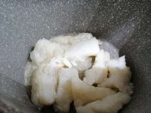 Flan di friarielli con crema di baccala