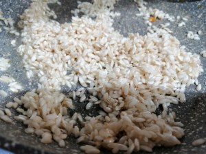 Risotto alla zucca con tartufo nero e caciocavallo