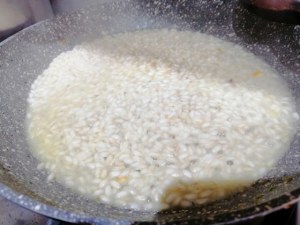 Risotto alla zucca con tartufo nero e caciocavallo