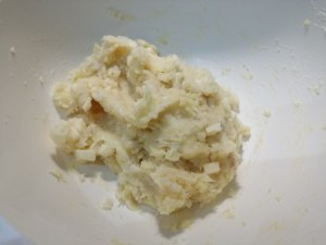 Paccheri ripieni di baccala e patate con crema di cavolfiore giallo