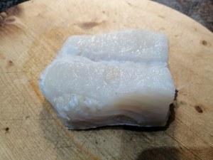 Paccheri ripieni di baccala e patate con crema di cavolfiore giallo