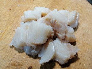 Paccheri ripieni di baccala e patate con crema di cavolfiore giallo