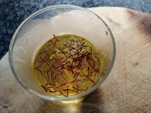 Risotto allo zafferano con verza