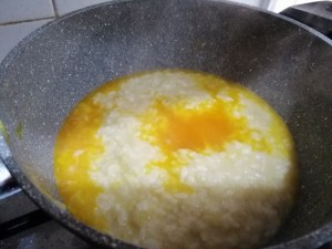 Risotto allo zafferano con verza