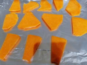 Flan di zucca con cuore al gorgonzola