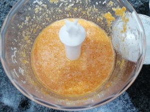 Flan di zucca con cuore al gorgonzola