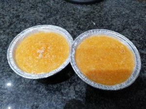 Flan di zucca con cuore al gorgonzola