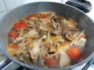 Pasta e patate con funghi porcini e caciocavallo al tartufo