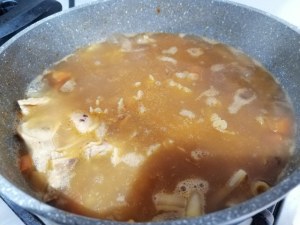 Pasta e patate con funghi porcini e caciocavallo al tartufo