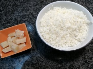 Pasta e patate con funghi porcini e caciocavallo al tartufo