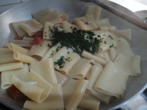 Paccheri ai frutti di mare