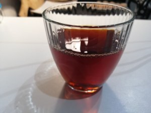 Polpette alla nocciola e riduzione di vino passito su crema di burrata allo zafferano