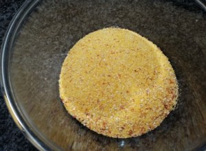 Sandwich di polenta fritta con agretti e mousse al gorgonzola