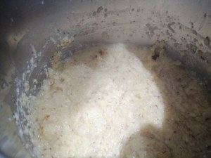 Sandwich di polenta fritta con agretti e mousse al gorgonzola