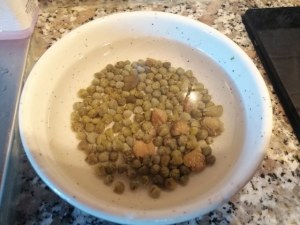 Polpette di pesce spada su caponata siciliana