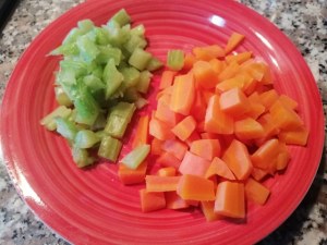 Polpette di pesce spada su caponata siciliana