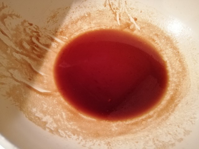 Baccala su polenta taragna con riduzione alla birra e hummus di zucca e amaretti