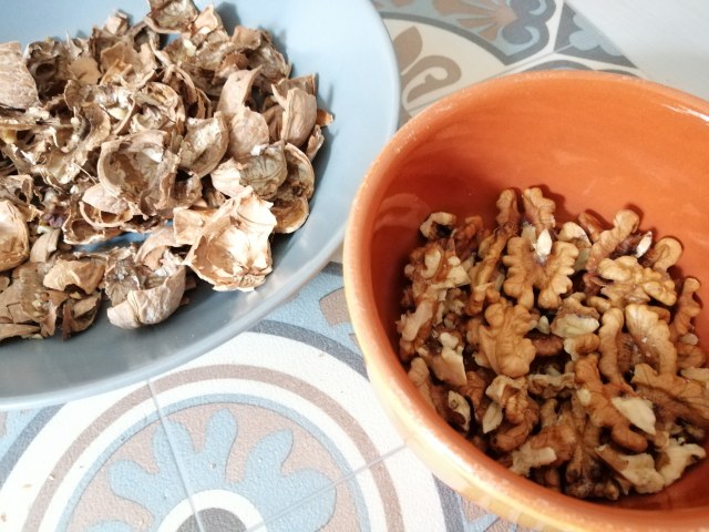 Mezzanelli tagliati con funghi porcini zafferano castelmagno dop e noci di Sorrento