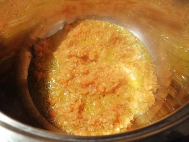 Spezzatino di manzo allo champagne su polenta macinata a pietra