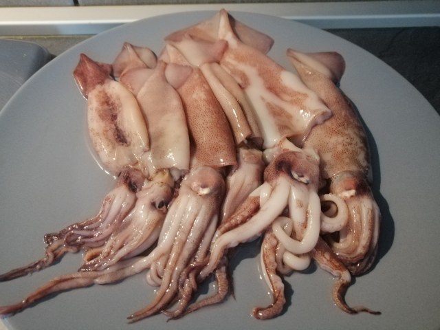 Pizzoccheri di mare con gamberi cozze e totani