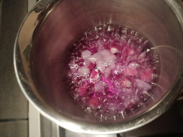 Filetto di salmone in crosta di arachidi e pepe rosa con crema e chips di ravanelli