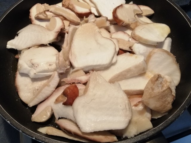 Lasagna riccia ai porcini con besciamella alla zucca cotto e provola