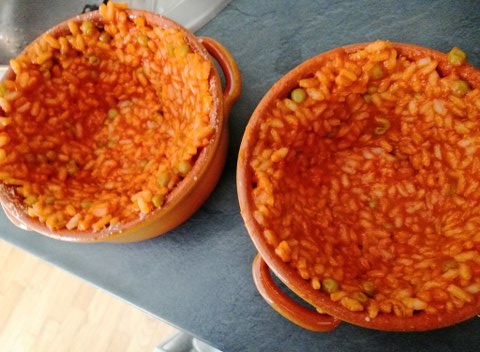 Sartu di riso con fonduta di provolone del monaco