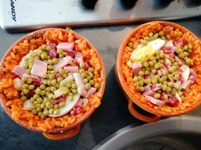 Sartu di riso con fonduta di provolone del monaco