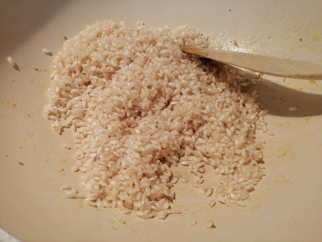 Sartu di riso con fonduta di provolone del monaco