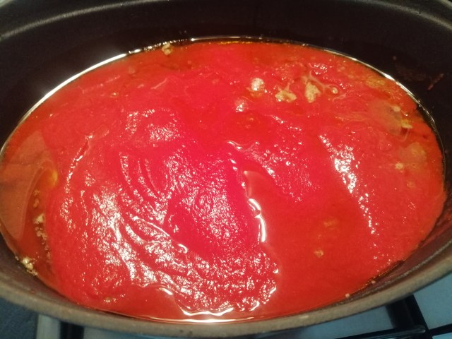 Braciole al ragu con peperoni a gratin