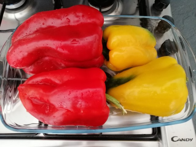 Braciole al ragu con peperoni a gratin