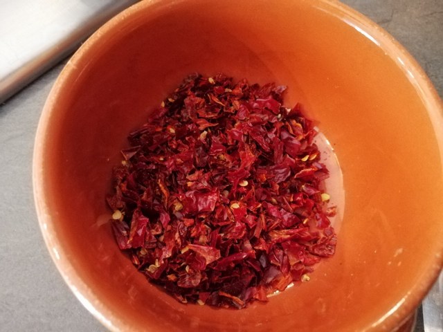 Garganelli con porcini peperone crusco e pannerone di Lodi