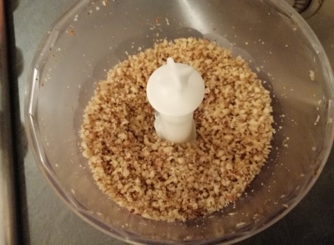 Filetto di ricciola in crosta di noci con patate dolci al forno