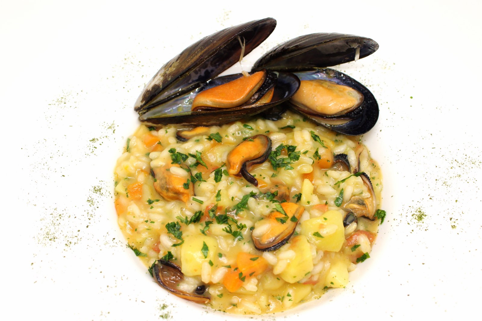 Riso patate e cozze – Belli e Buoni