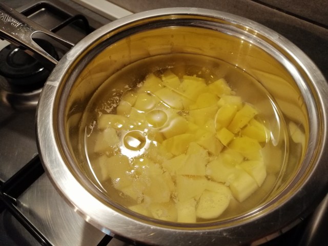 Risotto con baccala crema di cime di rapa e patate