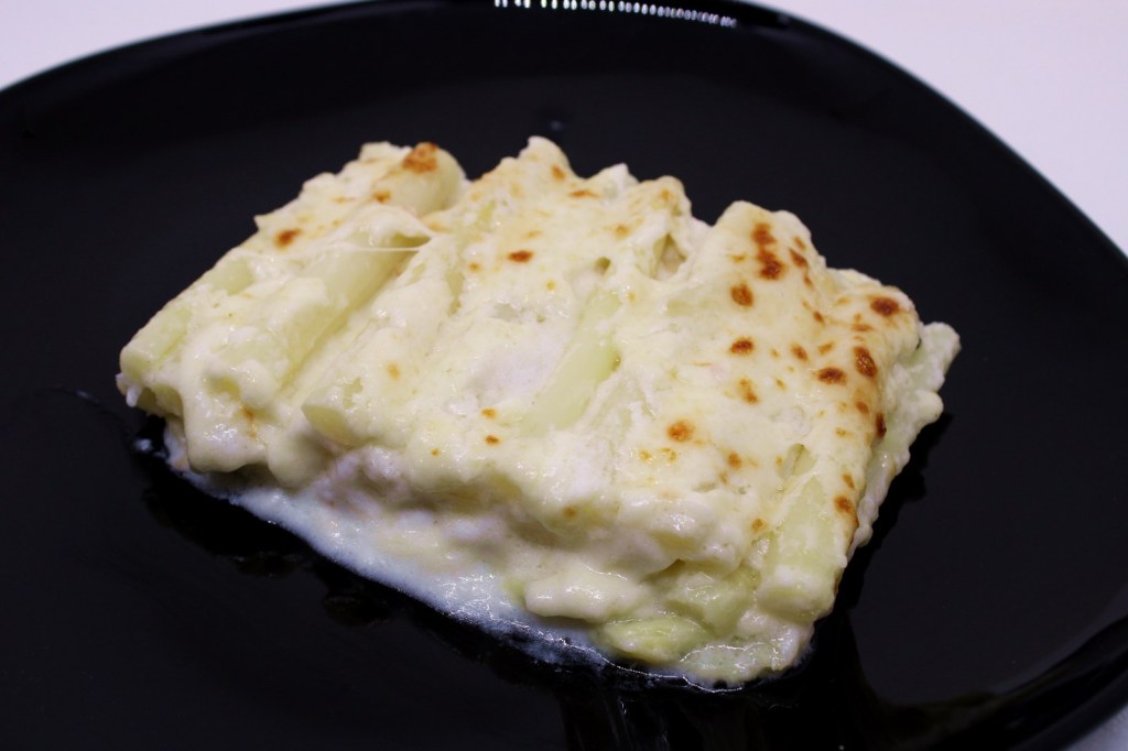 Parmigiana di asparagi bianchi