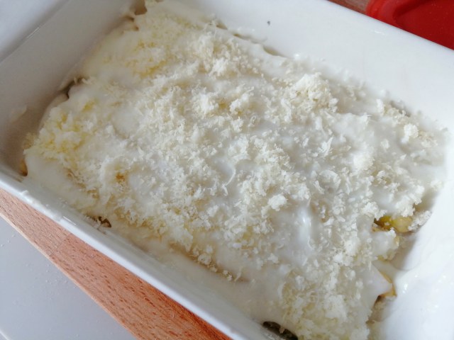 Parmigiana di asparagi bianchi