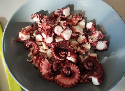 Risotto con polpo e patate