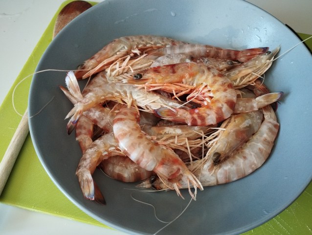 Fregola con asparagi e mazzancolle
